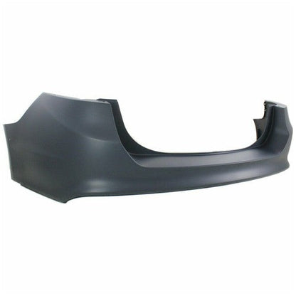 Rear Bumper Cover Black New Trim Replacement For 13-18 Ford Fusion 4DR W/o Park