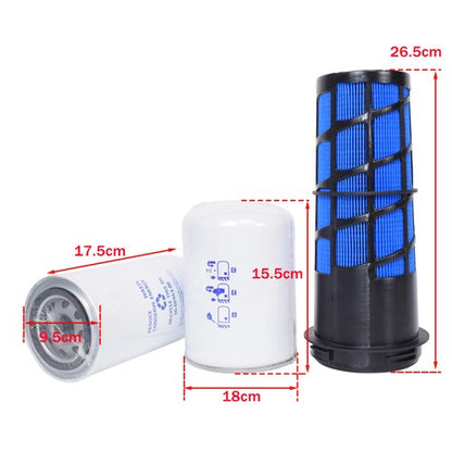 2x Filter Kit For Carrier Reefer 7500 7300 30-01090-05 30-00471-20 30-00463-00