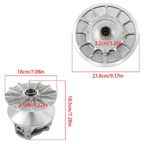 For POLARIS RZR 1000 XP & S-PRIMARY & SECONDARY DRIVEN CLUTCH + Pulle 2016-2021