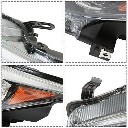 Pair Projector For Infiniti Q50 2014-2017 Passenger+Driver Side Clear Headlights