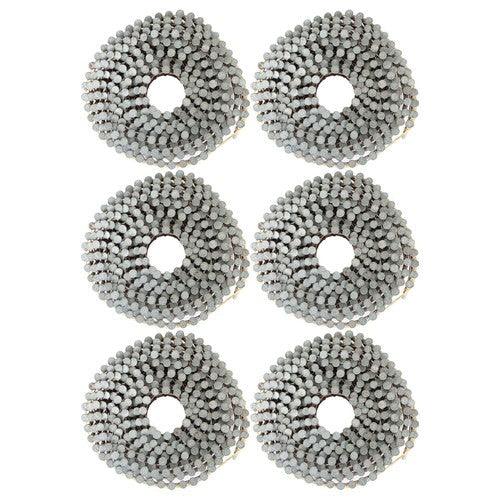 Full Round-Head Hot-Dipped Galvanized 3600× 1-1/4"× 0.092" Ring Coil Siding Nail