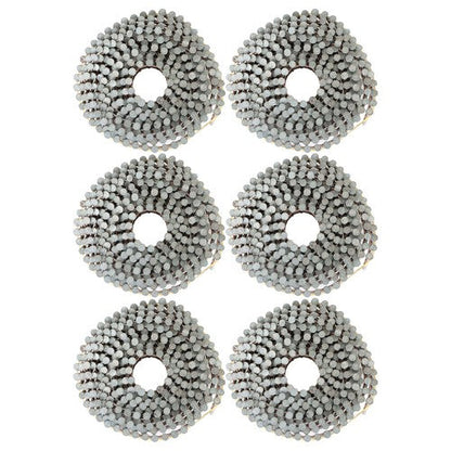 Full Round-Head Hot-Dipped Galvanized 3600× 1-1/4"× 0.092" Ring Coil Siding Nail