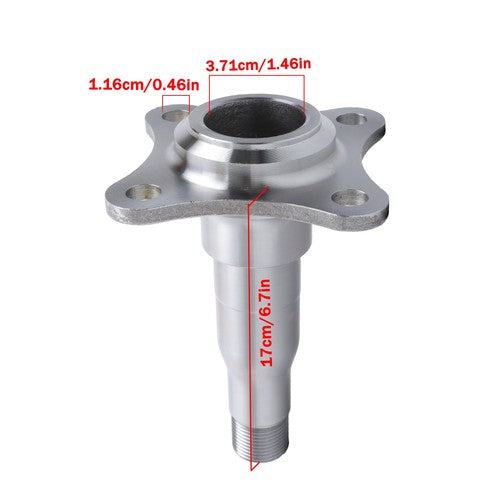 New Weld-On Spindle Kit with Flange For 3,500 LB #84 Trailer Axles - 1 3/4"