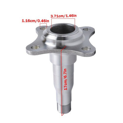 New Weld-On Spindle Kit with Flange For 3,500 LB #84 Trailer Axles - 1 3/4"