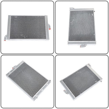 2-Row Aluminum Radiator For 2017 2018 2019 2020 2021 POLARIS RZR 1000 XP S Turbo