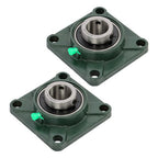 2 Pack UCF207-20 Flange Pillow Block Bearing, 1-1/4 inch Bore, Self-Alignment