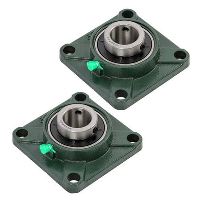 2 Pack UCF207-20 Flange Pillow Block Bearing, 1-1/4 inch Bore, Self-Alignment