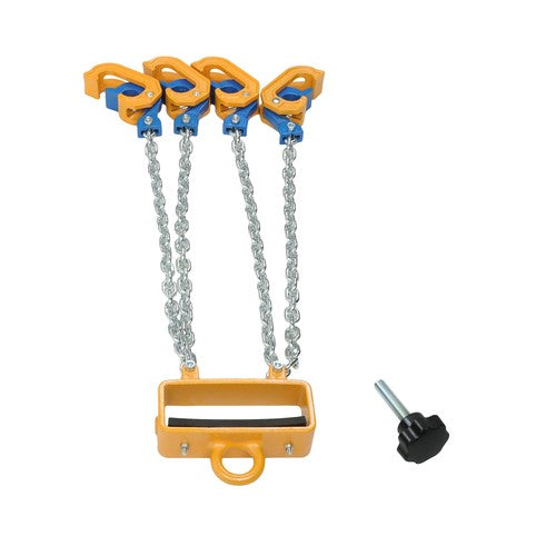 Chain Drum Lifter 4400 lbs Loading Capacity for 55 Gallon Drums Forklift Hoist