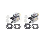 2× Carburetor For STIHL FS45 FS46 FS55 FS74 FS75 FS76 FS80 FS85 Carb Trimmer