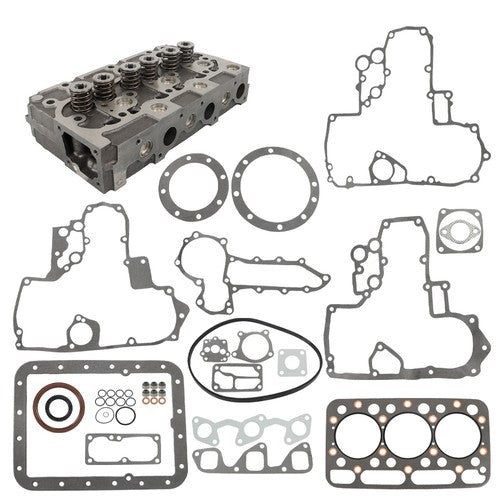 For Kubota Bobcat 643 Skid Steer Loader 1552103040 Complete Cylinder Head D1402