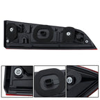 Rear Inner Chrome For 2016-2018 Honda Pilot Tail Light Red Right Passenger Side