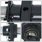 For 7000lbs 7k TK Trailer Axle 8 lug-6.5" 89" HF 74" Spring Center New