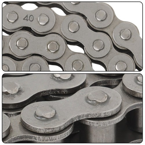 #40 Roller Chain x 5 feet + 2 Connecting Links