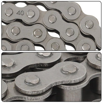 #40 Roller Chain x 5 feet + 2 Connecting Links