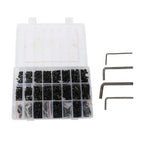 1600Pcs Metric Screw Assortment,M2 M3 M4 M5 Screws Nuts and Bolts Assortment Kit