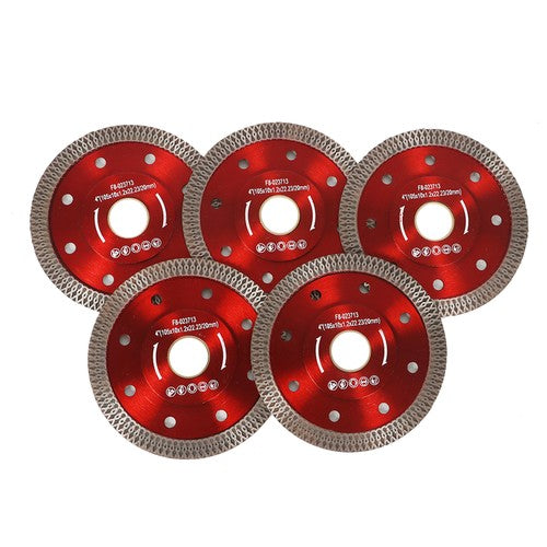 4" Dry Wet Super Thin Diamond Porcelain Saw Blades Ceramic Cutting Disc Wheels