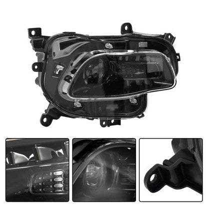 Pair For 2014-2018 Jeep Cherokee Headlight Replacement HID/Xenon Clear Lens L+R
