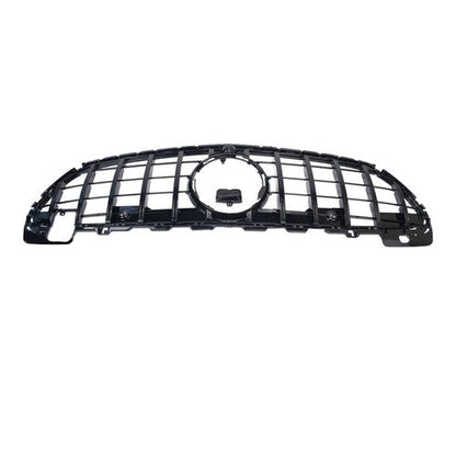 For Mercedes Benz C200 C300 2022-2024 W206 Gloss Black Front Bumper Grille Grill
