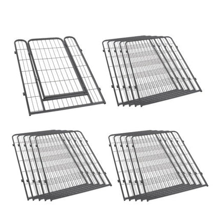 16 Panels 40 x 27 inch Dog Playpen Crate Fence Pet PlayPen Exercise Cage