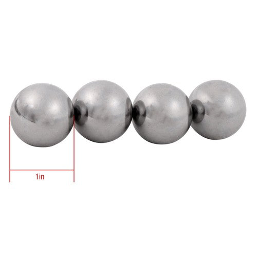 50pcs of Precision Steel Balls - [1 Inch] Steel for Bearings Use, G25 precision