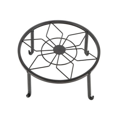 4 Pack 9inch Black Metal Plant Stands Heavy Duty Plants Holder Flower Pot Stand
