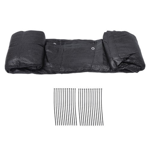 4FT by 25FT Heavy Duty Garden Privacy Fence Barrier Net With Zip Ties
