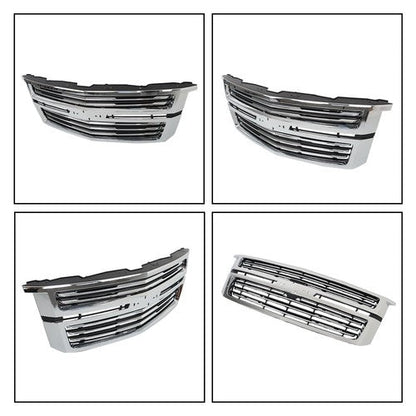 Chrome Front Upper Grille For Chevy Tahoe/Suburban LTZ 2015 2016 2017-2020