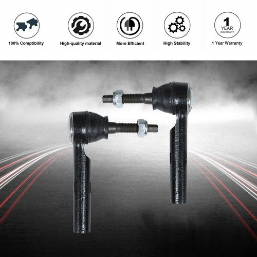 NEW 12Pc Complete Front Control Arms Ball Joints Tie Rod End For Bucik Chevy GMC