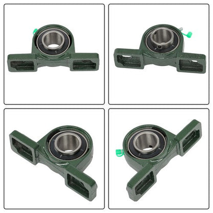 10 × UCP206-20 Pillow Block Bearing 1-1/4" Bore 2 Bolt Self-Aligning Solid Base