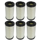 6Pcs Air Filter for Kubota BX Series D722 RTV500 RTV900 KTV900 D662 D782 D902
