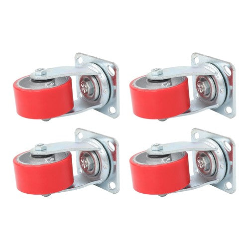 4"X 2" Heavy Duty Casters - Polyurethane Caster with Capacity up to 2800 LBS