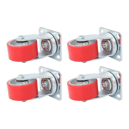 4"X 2" Heavy Duty Casters - Polyurethane Caster with Capacity up to 2800 LBS