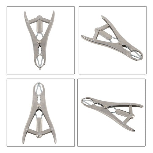 Stainless Steel Castration Pliers Tail Breaker with 100 Visibility Red Lamb Mark