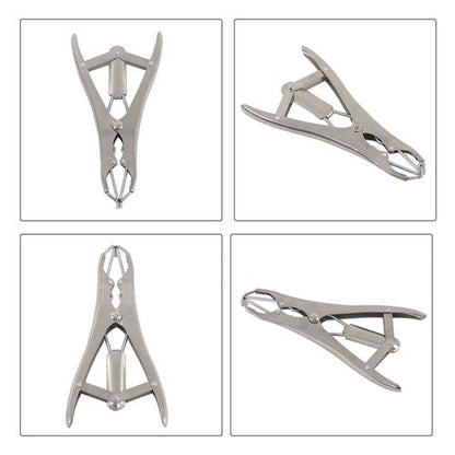 Stainless Steel Castration Pliers Tail Breaker with 100 Visibility Red Lamb Mark