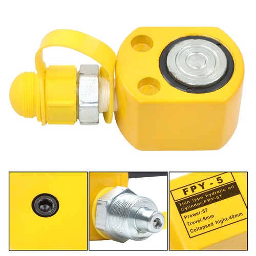 5 Ton Hydraulic Jack Power Ram Kit and CP-180 Manual Hydraulic Hand Pump