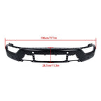 Durable Front Chrome Bumper Grille License Plate 5PCS For Ford F150 2021-2023