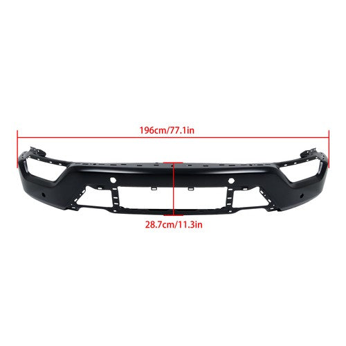 Durable Front Chrome Bumper Grille License Plate 5PCS For Ford F150 2021-2023