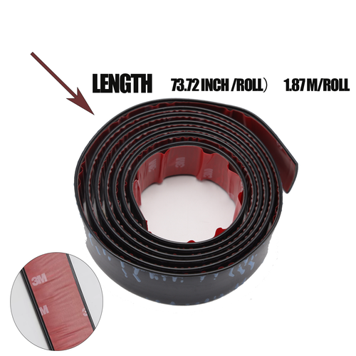 Black Roof Top Trim Molding Kit for 2005-2015 for Toyota Tacoma Trucks 2PC