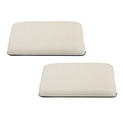 2× Seat Bottom Cushion Assembly For Club Car DS Golf Cart 1981-2000.5 White US