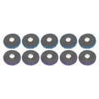(5 pieces each in purple and blue) 10 Pack of 4' x 5/8' Diamond Discs