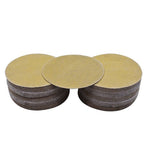 NO-Hole Sand Paper 5 Inch Hook Loop Pads Sanding Disc Flocking 80 Grit 100 Pack