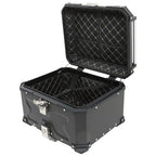 55L Motorcycle Top Case Tail Box Waterproof Luggage Scooter Trunk Storage Black