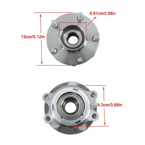 For Nissan Murano 2003-2007 513310 AWD FWD Front Wheel Hub Bearing Assembly