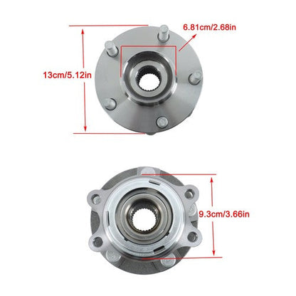 For Nissan Murano 2003-2007 513310 AWD FWD Front Wheel Hub Bearing Assembly