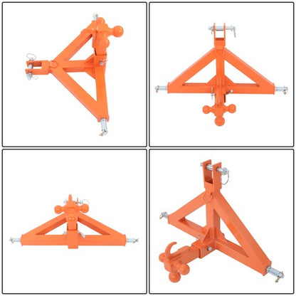 Quick Hitch Adapter For Kubota Tractor 3 Point 2" Trailer Hitch Receiver Drawbar