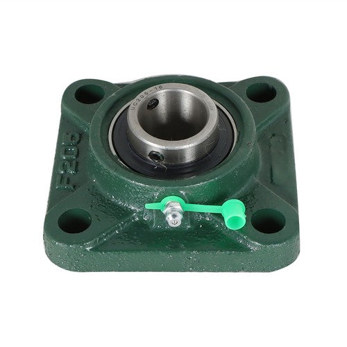 2 PCS Solid Base Pillow Block Flange Mounted Bearing 1" Bore 4 Bolt UCF205-16 US