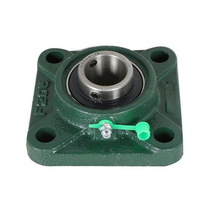 2 PCS Solid Base Pillow Block Flange Mounted Bearing 1" Bore 4 Bolt UCF205-16 US