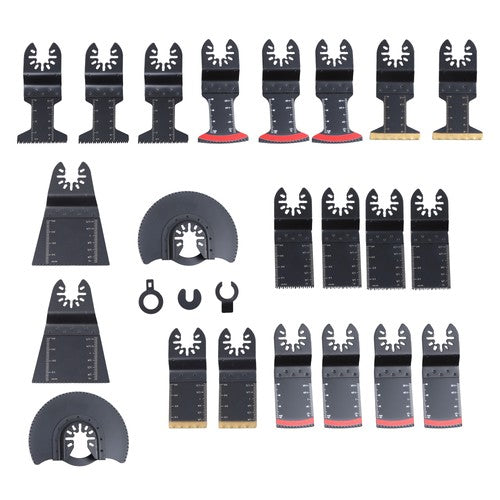 25PCS Oscillating Tool Professional Bi-Metal Multitool Blades Kits for Wood Nail