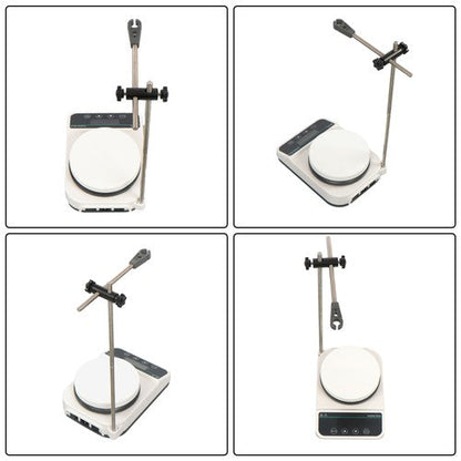 Digital Display Magnetic Hotplate Stirrer with Bracket Temp Probe Temp 310℃ 3L