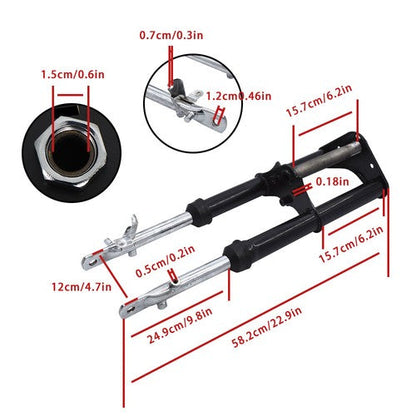 Complete Front Forks Shock Suspension Fit For Honda CRF50F XR50 2004-2014 Black